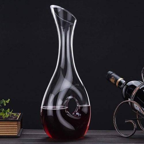 1.2 Liters Lead-Free Premium Crystal Glass Red Wine Decanter