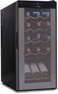 NutriChef Mini Wine cooler 15 Bottle Capacity